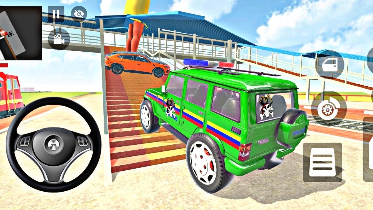 😁🟢Modified Police car⛽Gangster Life In India Streets⚡[India Theft Auto Simulator game for Android🎮🔥