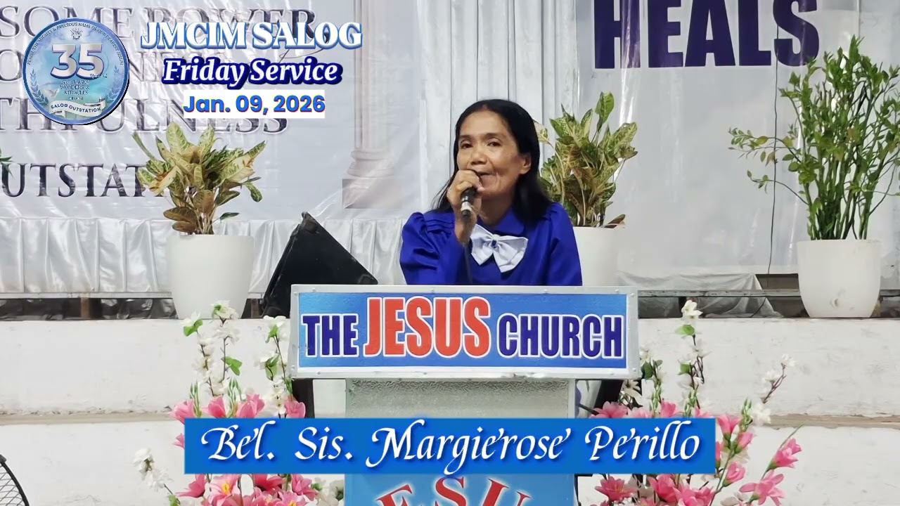 Bel. Sis. Margierose Perillo | JMCIM Salog | January 09, 2026