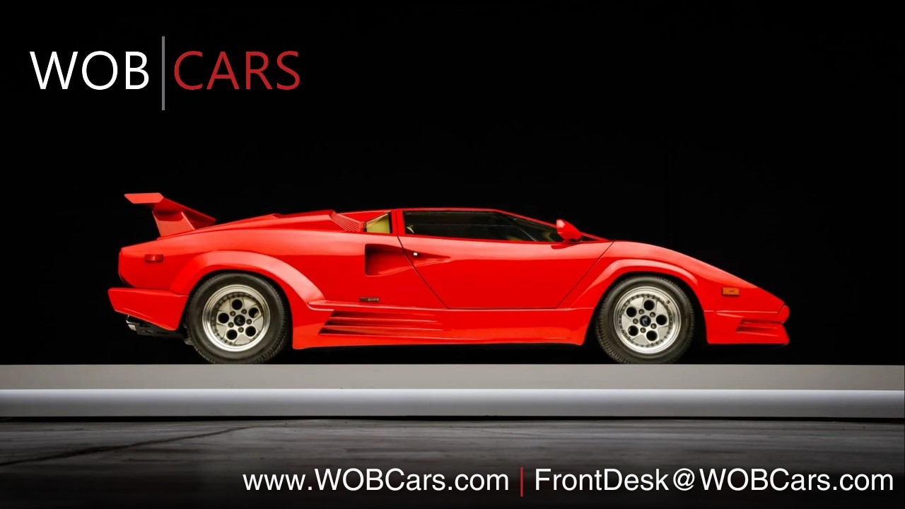 Walk Around this Incredible 1989 Lamborghini Countach 25th Anniversary! | WOB Cars