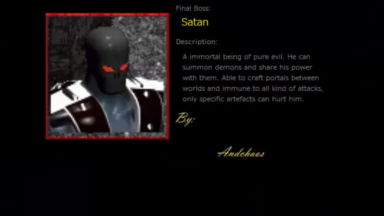 [PC] Akuma: Demon Spawn - Final Boss - Satan