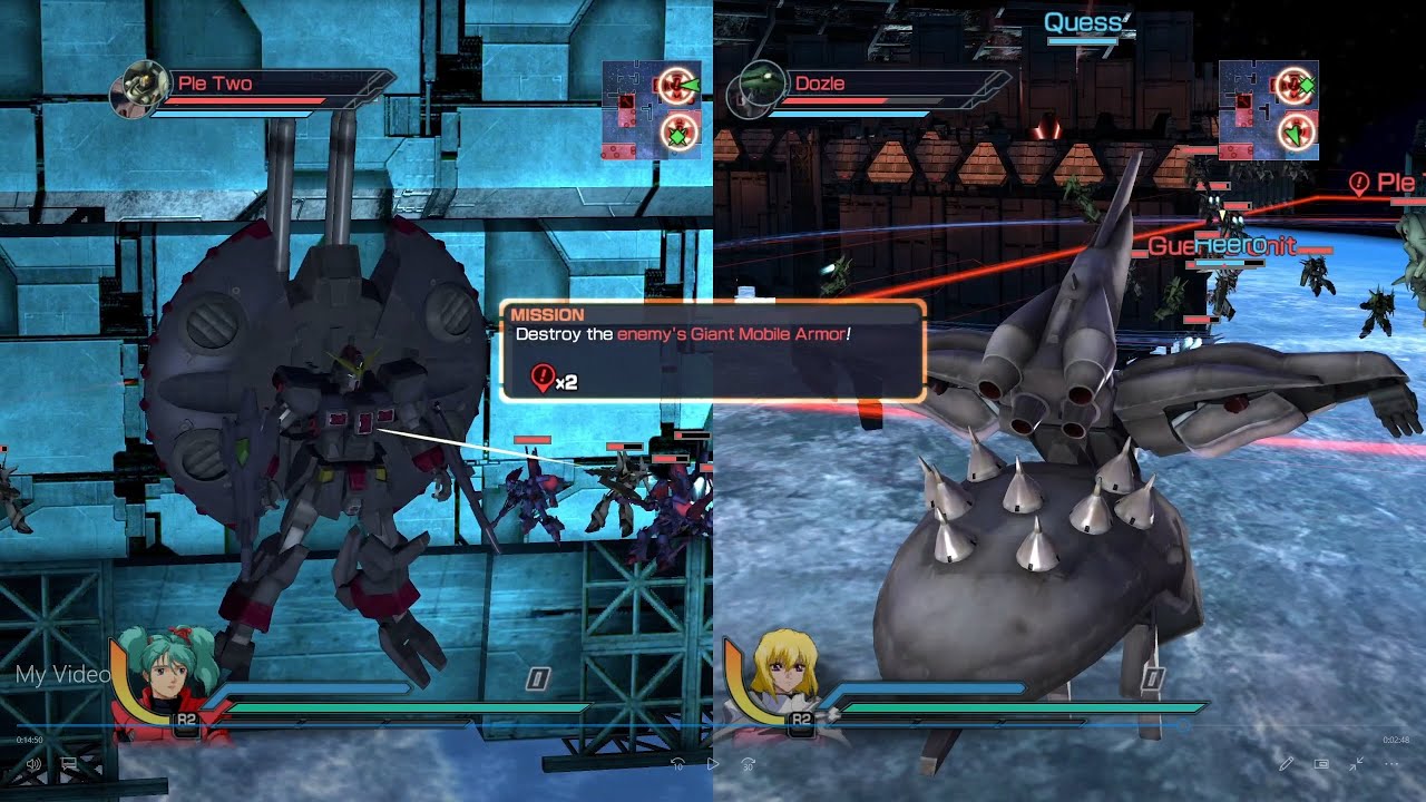DYNASTY WARRIROS GUNDAM REBORN SPECIAL EDITION MOD V4 - AI BOSS NPC CONTROL FOR 2 PLAYER GAMEPLAY