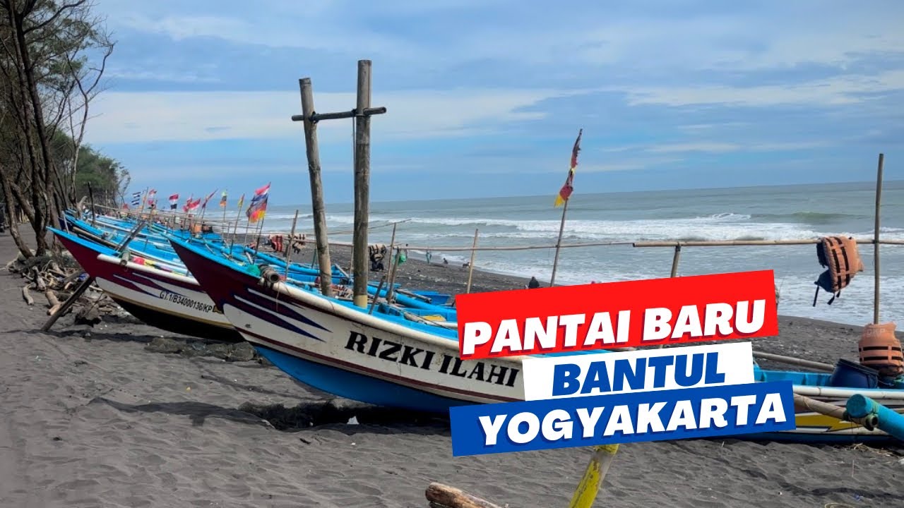 Pesona  Wisata Pantai Baru di Bantul, Yogyakarta #yogyakarta #wisatayogya #bantul #pantaibaru