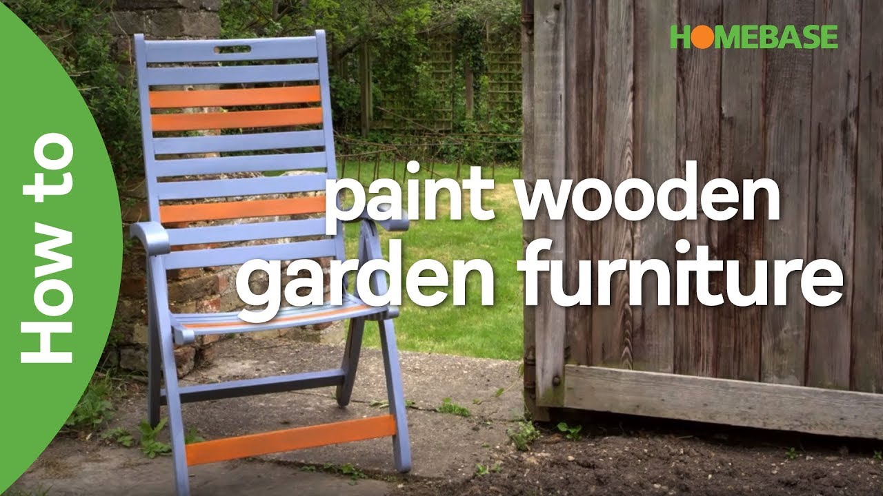 How To Paint Wooden Garden Furniture