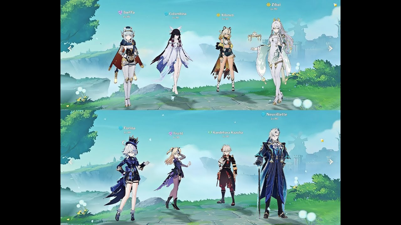 Abyss Luna 4 Phase 2 Zibai C0R1 Lunar Crystallize & Neuvillette C1R1 Taser Feb 4