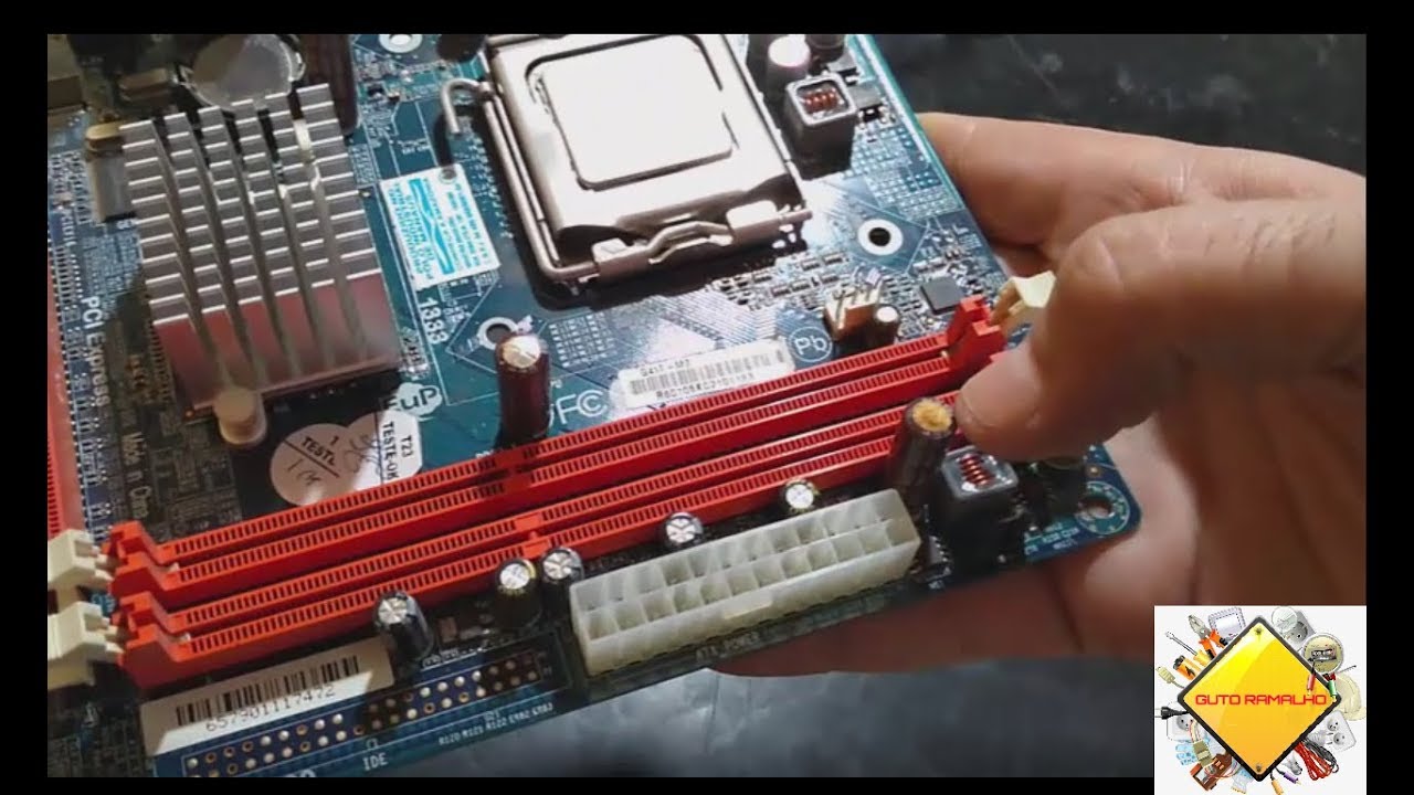 DICA: REPARO PREVENTIVO - G41T-M7 Core2Quad - PLACA MÃE - Capacitores Estufados