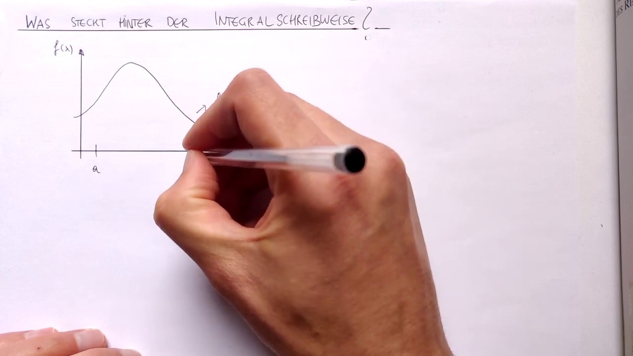 Was steckt hinter der Integralschreibweise?