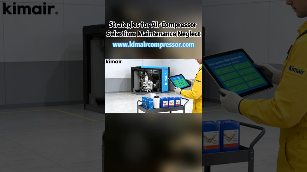 Strategies for Air Compressor Selection: Maintenance Neglect #aircompressor #fyp #sustainable