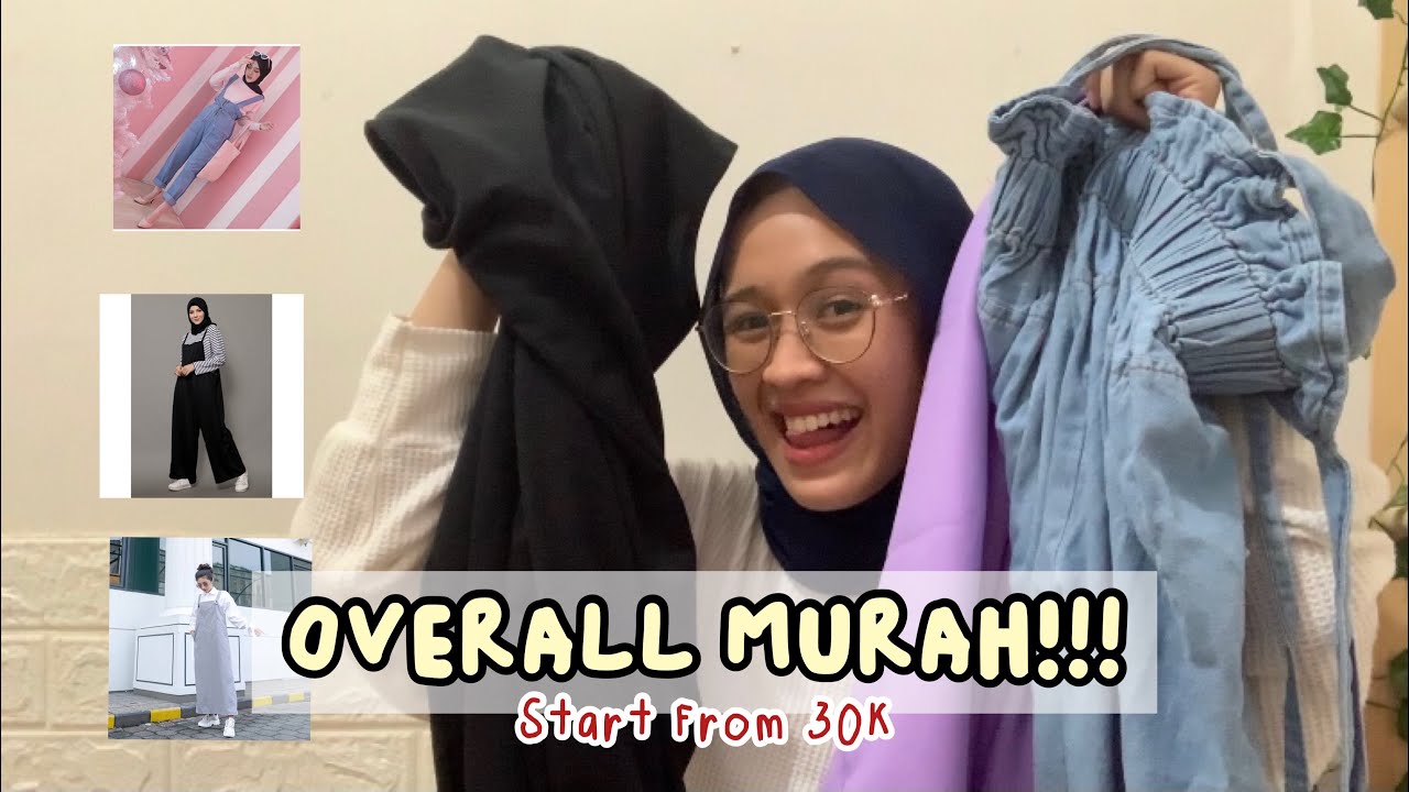 Shopee Haul Baju Overall Kodok & Dress! Termurah! Start 30K!