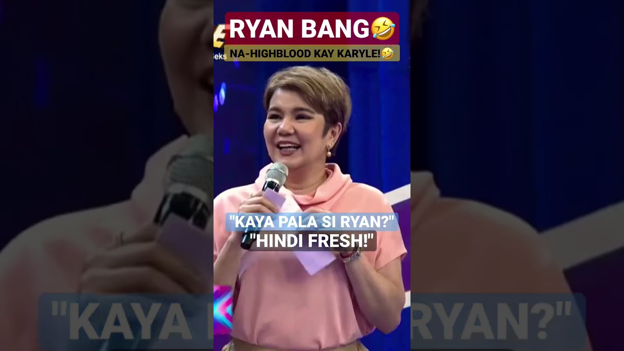 RYAN BANG NA HIGH-BLOOD KAY KARYLLE 🤣 'HINDI FRESH' #RyanBang #Karylle #Shorts #ItsShowtime
