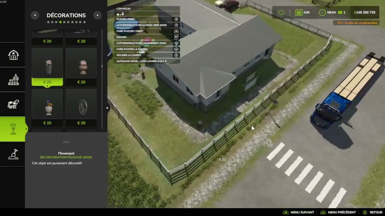 (FR/PC) !!! La ferme de Franky.#255.Creation map.Deco et nouveaux batiments !!!
