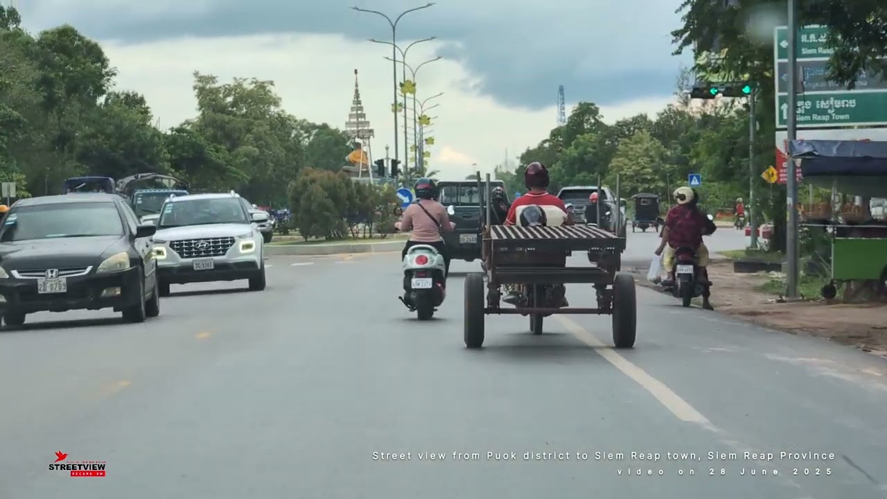 ផ្លូវពីស្រុកពួកមកសៀមរាប ទស្សនាកម្សាន្តពេលធ្វើដំណើរតាមដងផ្លូវ
