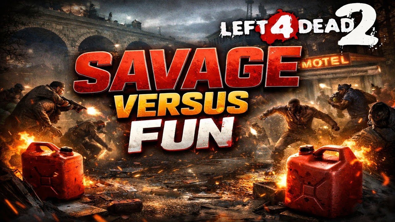 Total Chaos L4D2 🧟‍♂️🔥 | Savage Versus Fun, Wild Teams & Unhinged Moments