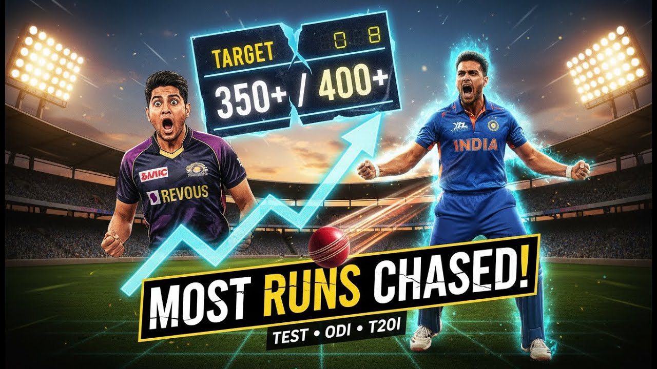 Top Highest Successful Run Chases in International Cricket | Most Runs Chased in Tests, ODIs & T20Is