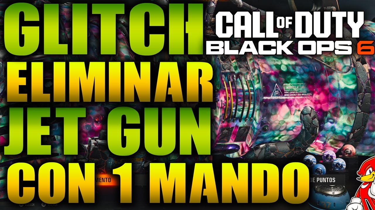 GLITCH Black Ops 6 ZOMBIES Como DESEQUIPAR la JET GUN con 1 CONTROL o TECLADO BO6  Quitar la JETGUN