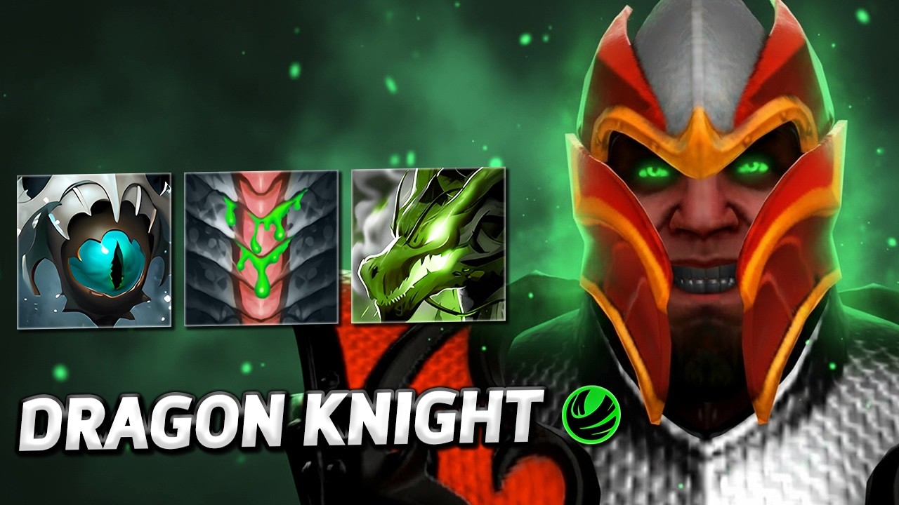Сжигаю Ядом На DRAGON KNIGHT / World of Dota