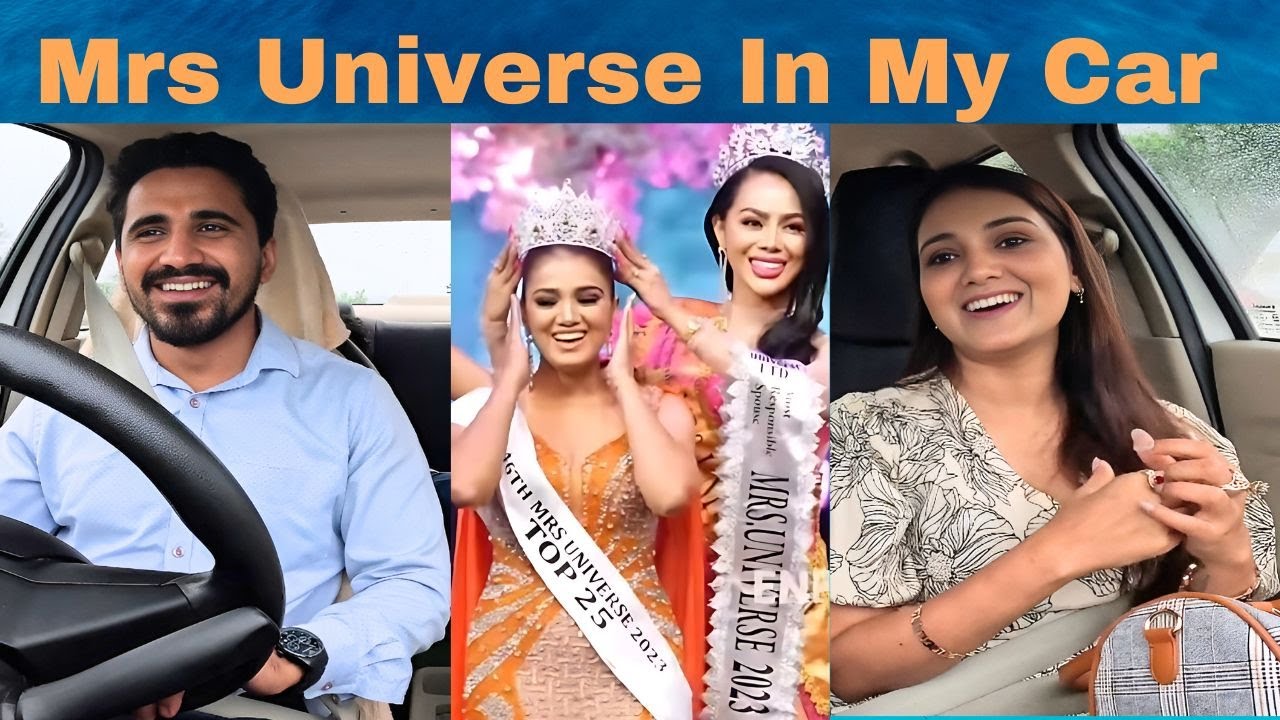 Mrs Universe In my Car | First Runner Up | Mrs Universe 2023 #mrsuniverse