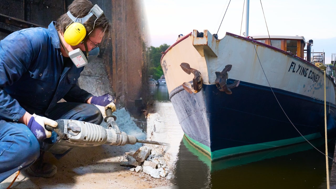 MASSIVE DESTRUCTION: Removing Tons of Concrete! EP88
