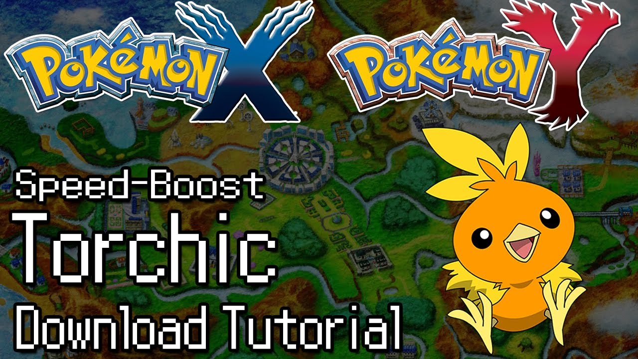 Pokemon X and Y - How To Download Event Torchic with Speed-Boost and Blazikenite!  Limited Edition!