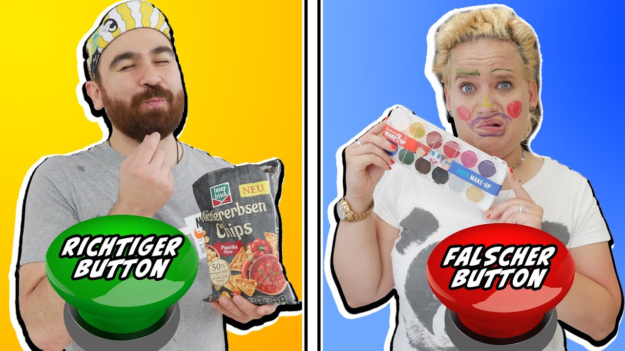 WÄHLE NICHT DEN FALSCHEN BUTTON! CHALLENGE mit EVA und DONNY