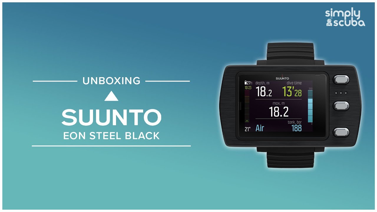 Suunto EON Steel Black Dive Computer | Unboxing | @simplyscuba