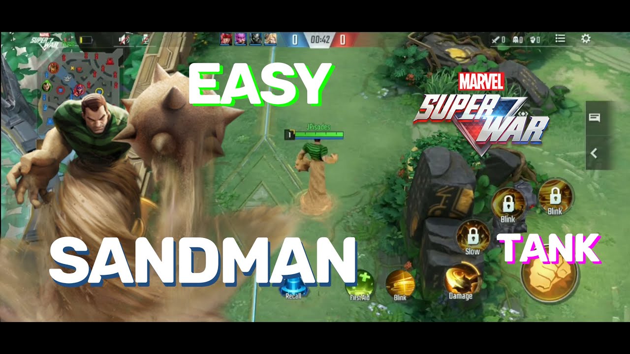 MARVEL Super War : Sandman Easy Gameplay