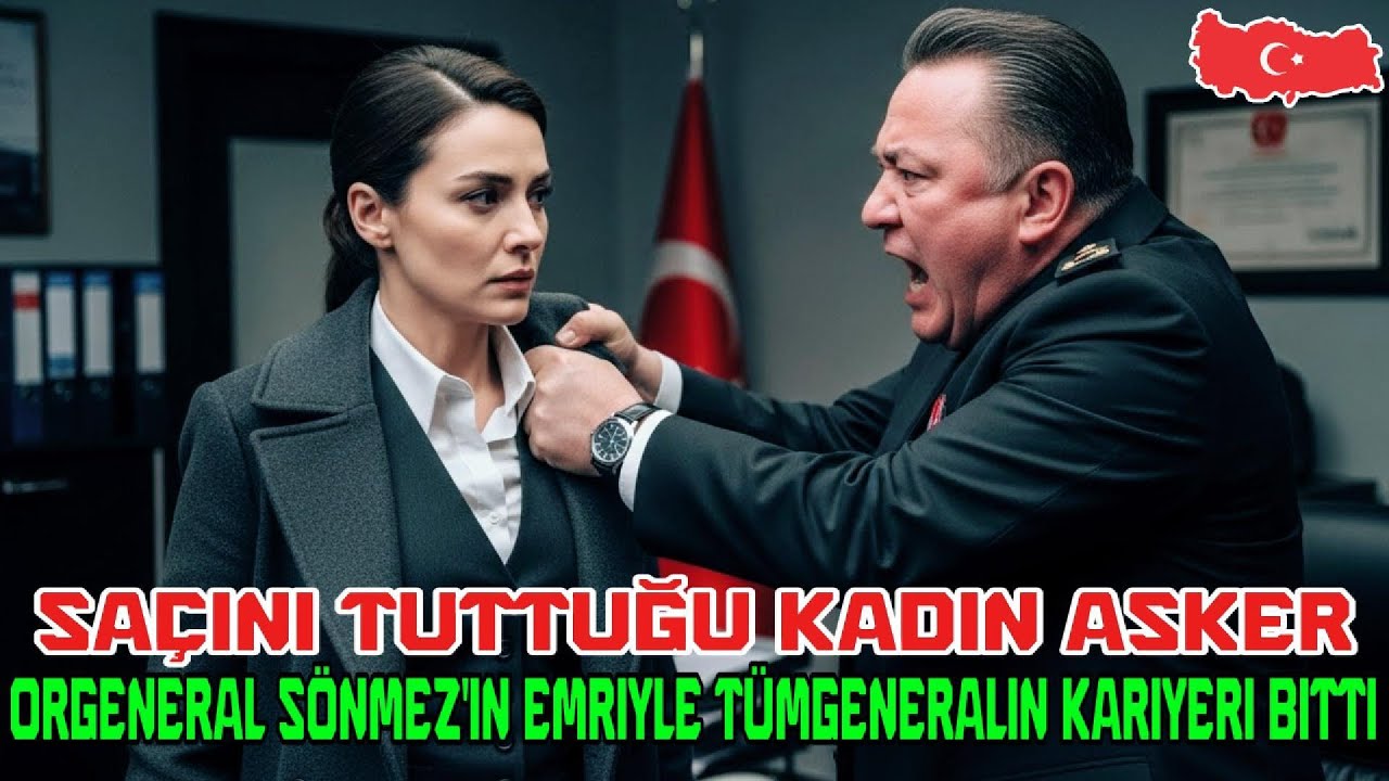 Saçını tuttuğu kadın asker Orgeneral Sönmez'in emriyle tümgeneralin kariyeri bitti