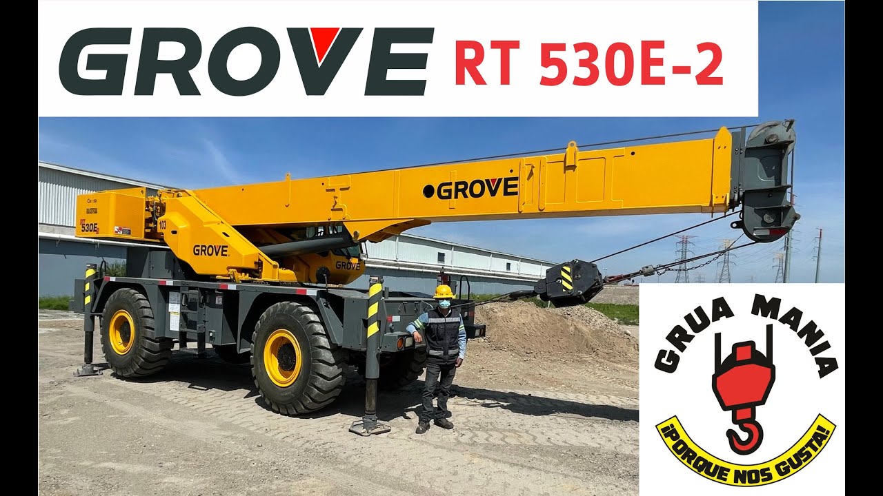 GRUA GROVE RT 530E 2 // Grúa Manía Mx