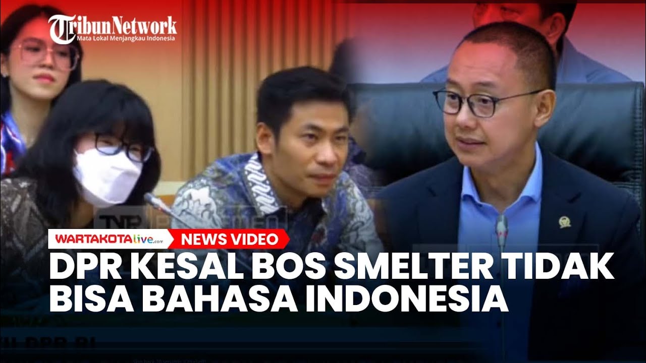 DPR Kesal, Bos Smelter Tidak Bisa Bahasa Indonesia Saat RDP