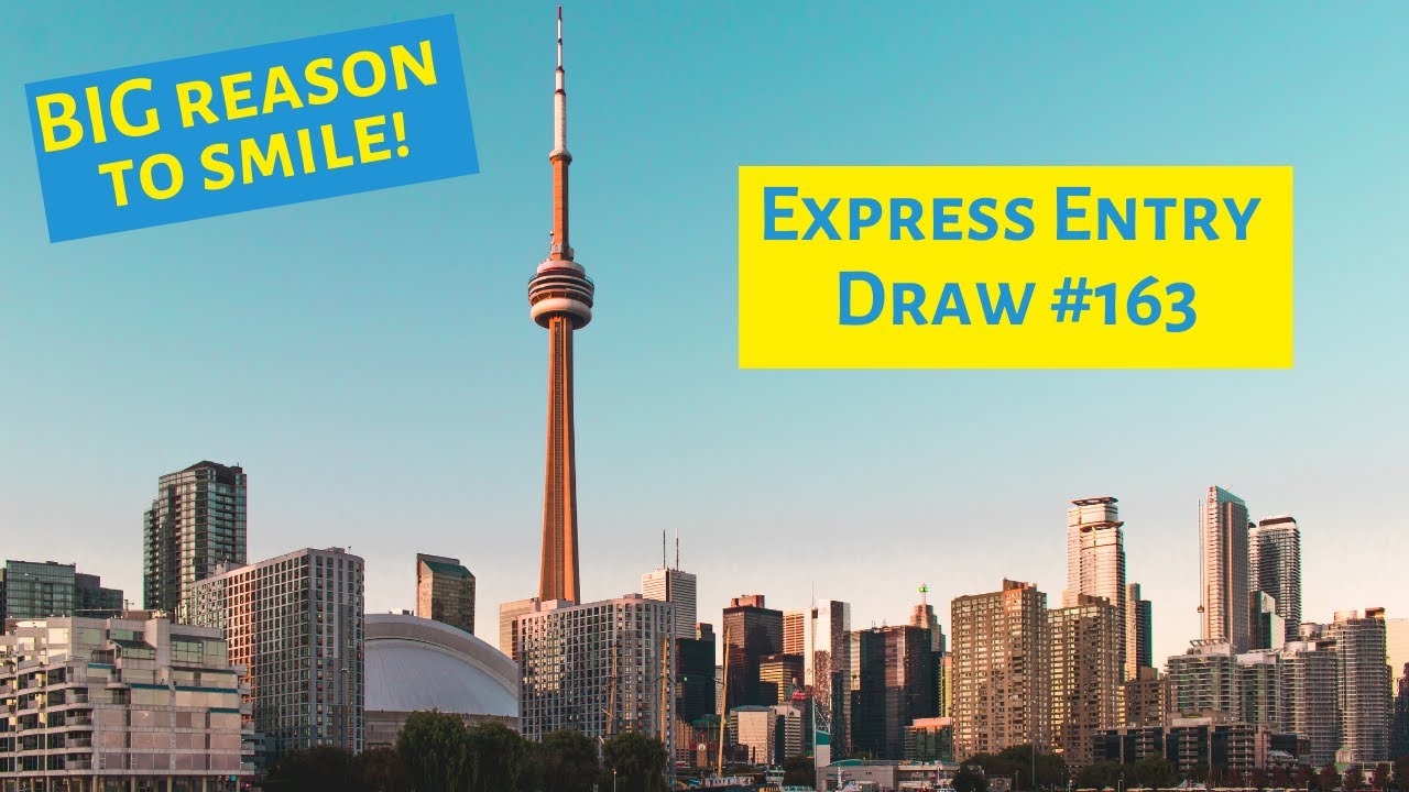 Express Entry Draw #163 : CRS cut-off DROPS