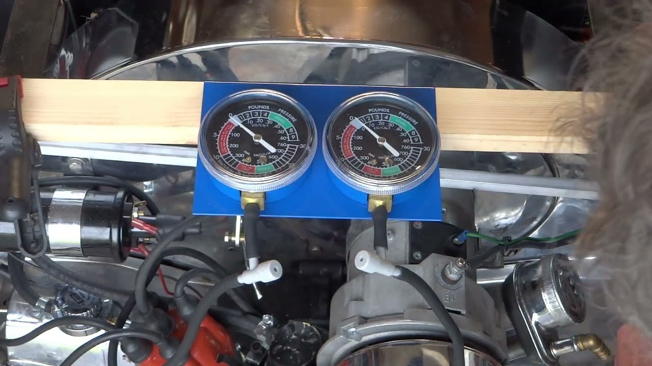 VW Dual Port 1600 Dual 34 carburetor syncing with vacuum gauges
