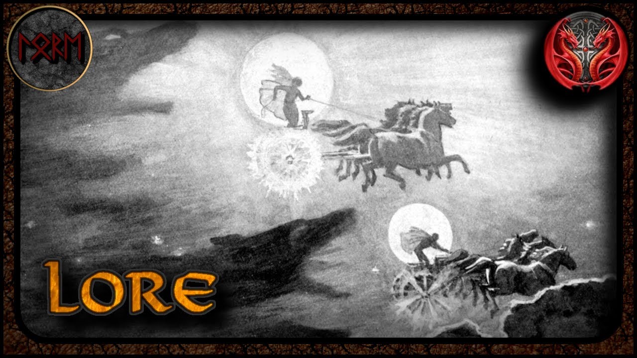 Skoll und Hati und Sonne und Mond - Germanische Mythologie 38