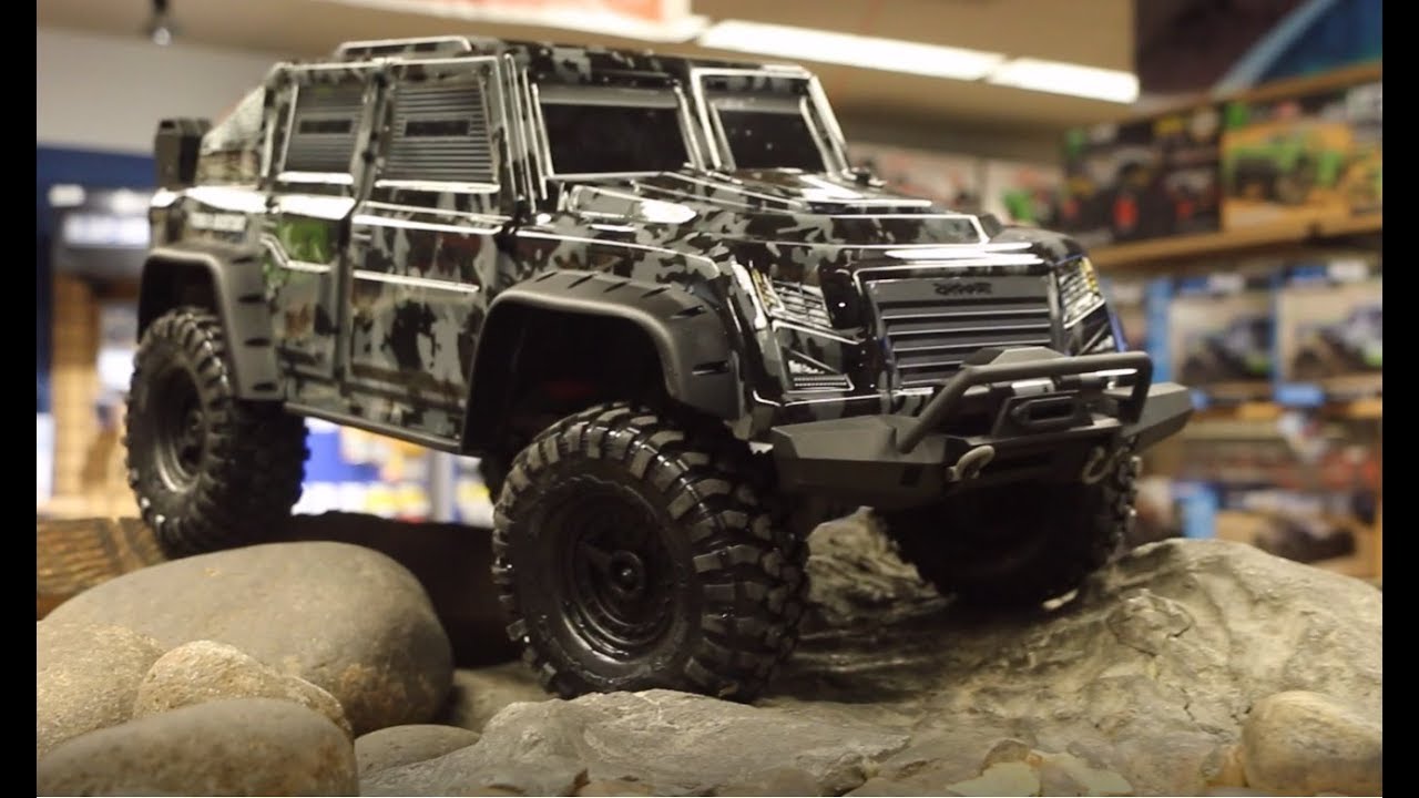 Traxxas TRX-4 Tactical Unit 1/10 Scale Crawler - Unbox & Drive