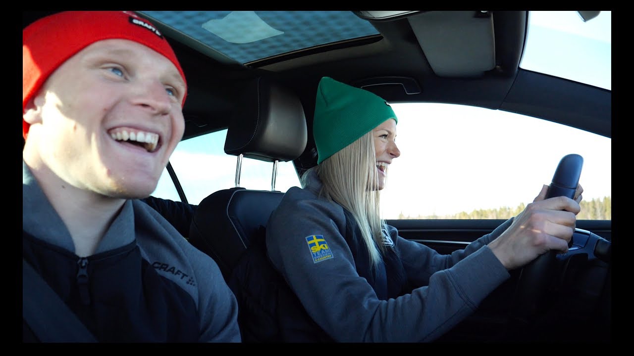 LEARNING FRIDA KARLSSON HOW TO DRIVE ON ICE