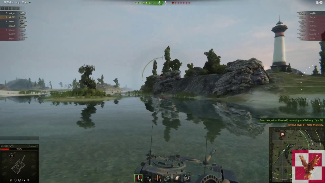 WoT - Twierdza T6 - KOPALNIE -1PAPD vs WIN