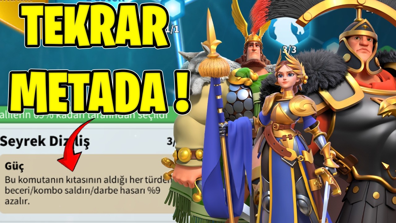 SCIPIO, HERMAN, JOAN OF ARC TEKRAR META MI OLDU? BU NASIL MÜMKÜN! | Rise of Kingdoms
