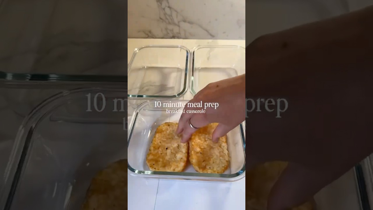10 Minute Breakfast Meal Prep