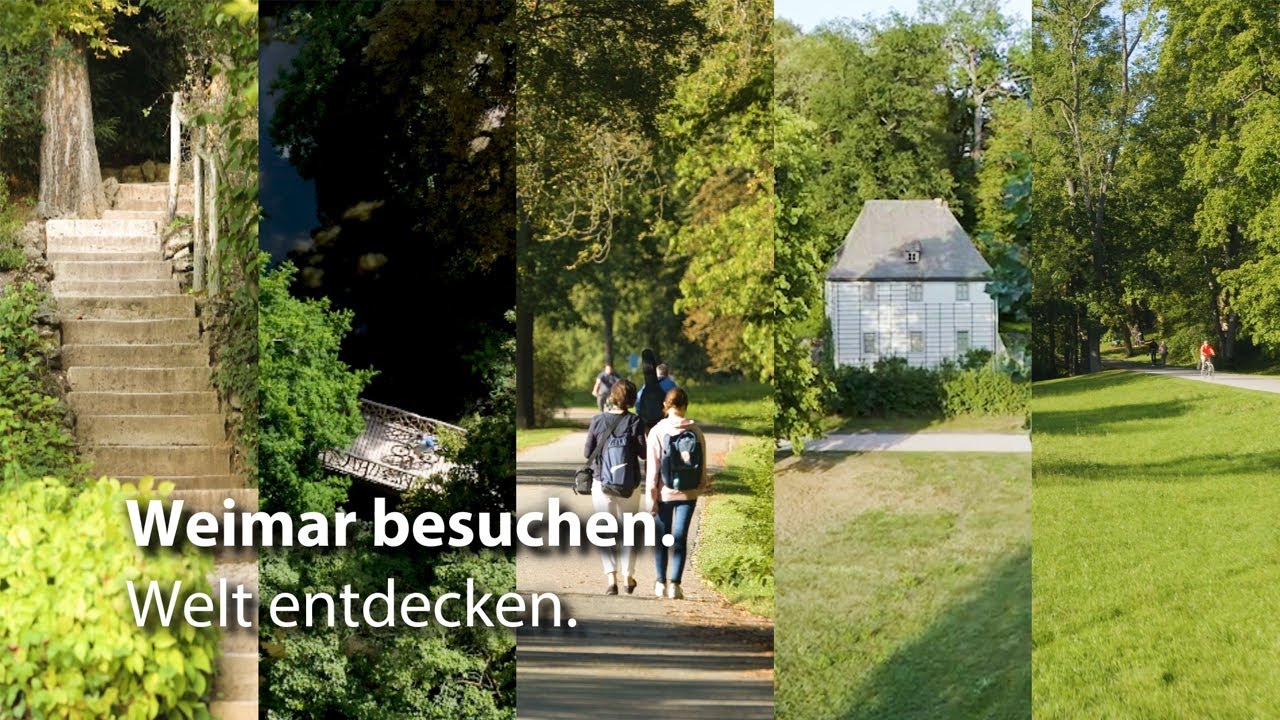 Entlang der Ilm. Weimar besuchen. Welt entdecken.