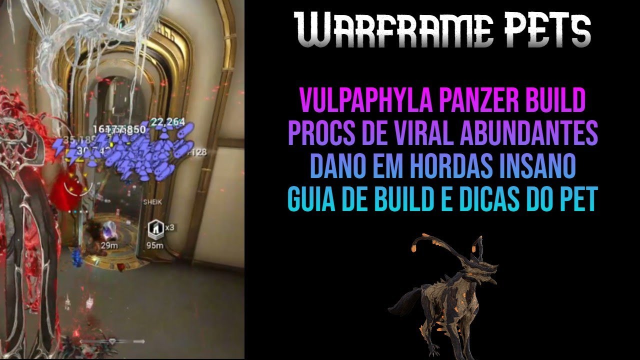 VULPAPHYLA PANZER ESPALHA VIRAL E NUKA | BUILD E CONCEITOS EXPLICADOS | WARFRAME PETS