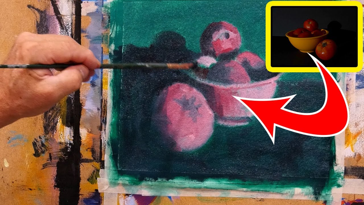 Devenez rapidement meilleur en peinture - Exercice facile pour d&eacute;butant