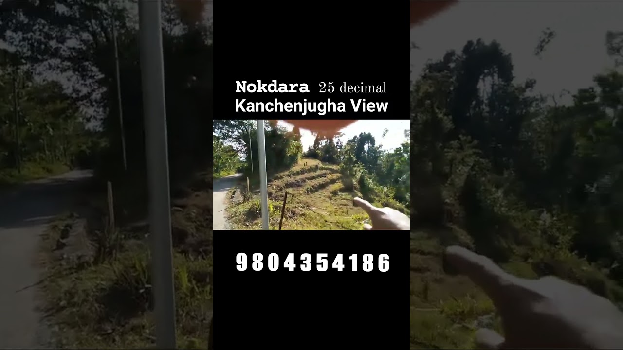 𝐊𝐚𝐧𝐜𝐡𝐚𝐧𝐣𝐮𝐧𝐠𝐚 𝐕𝐢𝐞𝐰 𝗟𝗮𝗻𝗱 𝗼𝗻 𝗦𝗔𝗟𝗘 at #Nokdara, nr. Nokdara Lake, off-beat Kalimpong #GoldBricksProperty