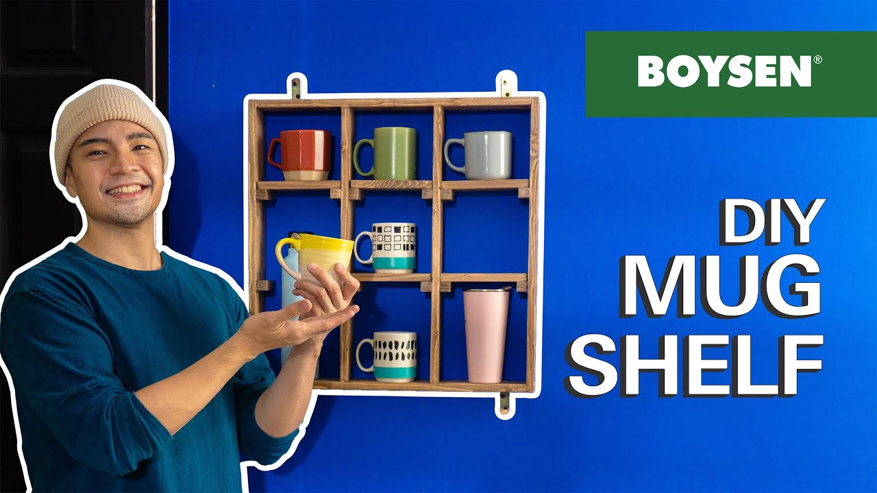 DIY WITH DAVE DIY MUG SHELF