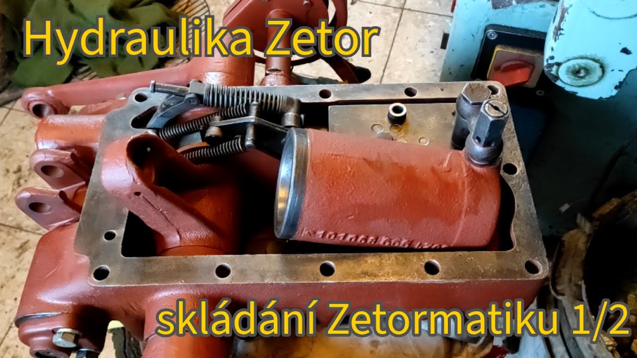 Zetor 3545 4.dil Skládání hydrauliky 1/2 Zetormatik