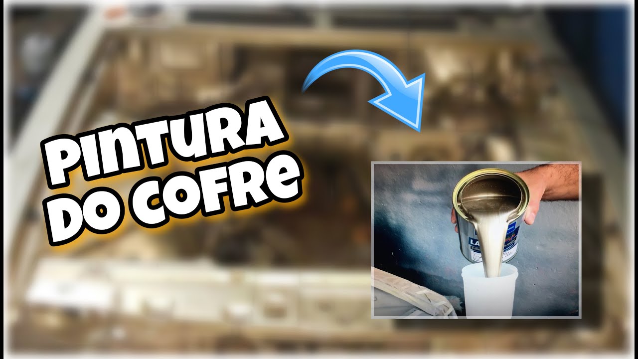 PREPARAÇÃO E PINTURA DO COFRE DO MOTOR (CHEVETTE 2.0)
