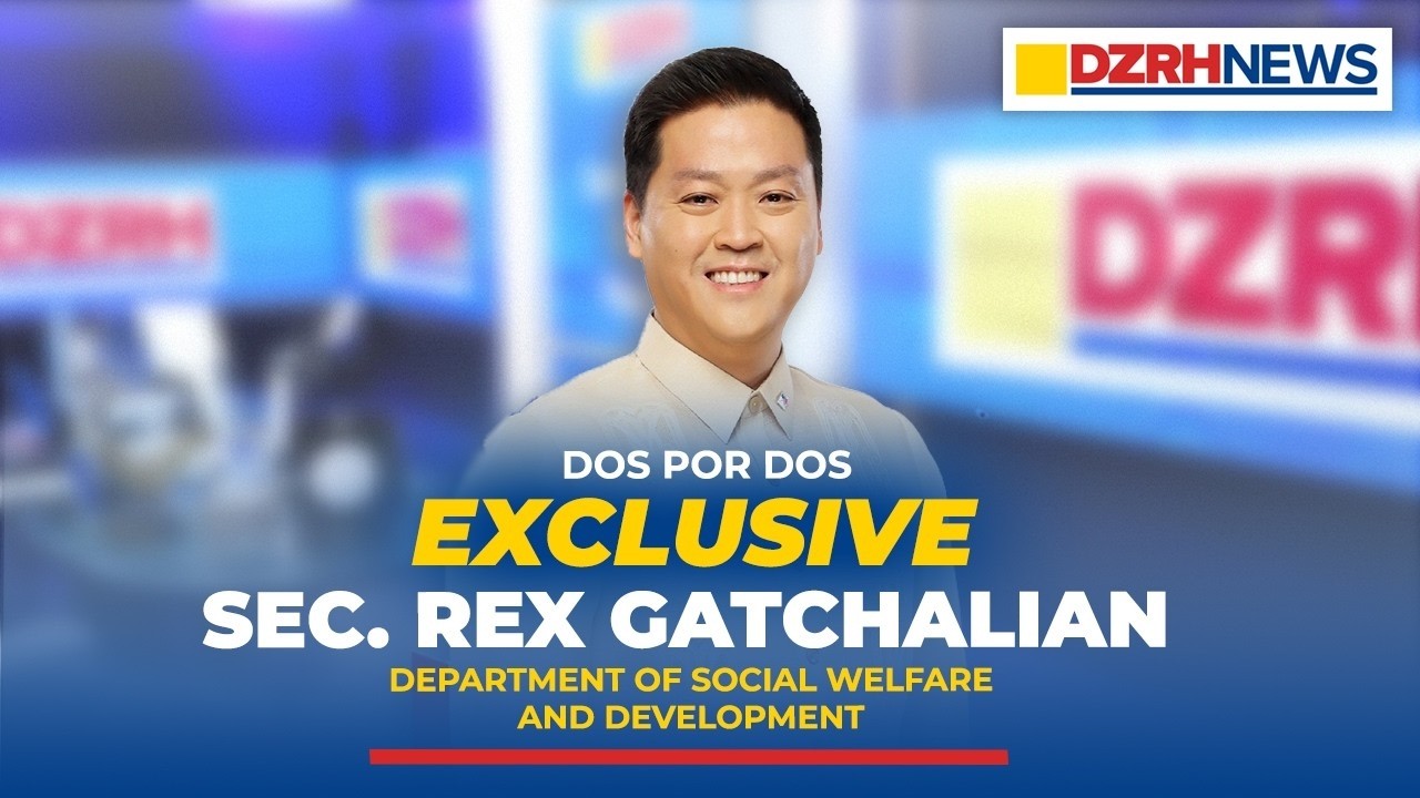 FULL EXLUSIVE INTERVIEW: Department of Social Welfare and Development Sec. Rexlon 'Rex' Gatchalian