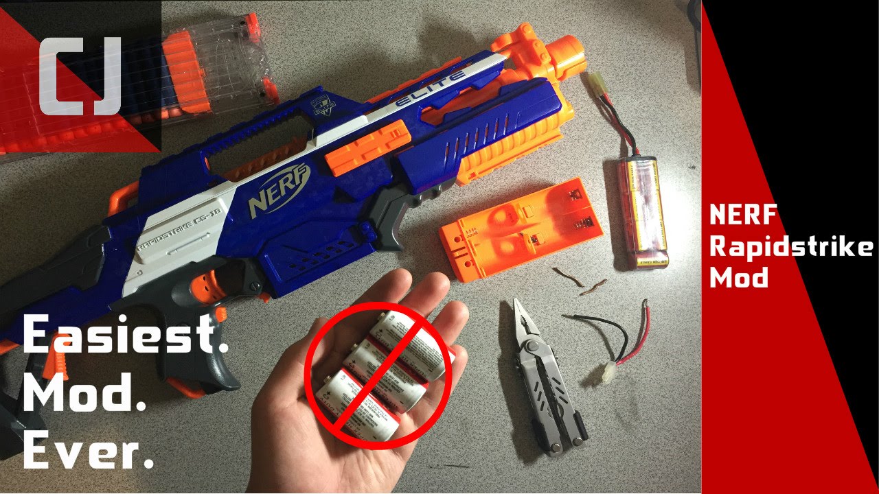 Nerf rapidstrike - Easiest Mod Ever! (Read Description)