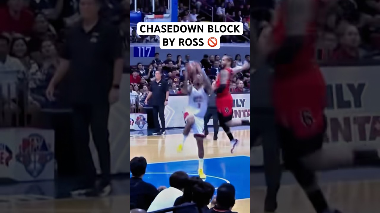 Chris Ross CHASEDOWN BLOCK on Malonzo 🚫#chrisross #jamiemalonzo #sanmiguelbeermen #ginebrasanmiguel
