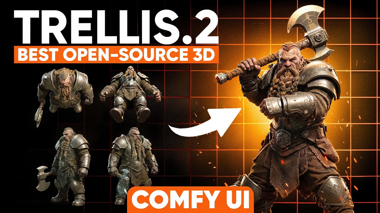 ComfyUI Trellis2 Multiview is FINALLY Here! (Free 3D AI)