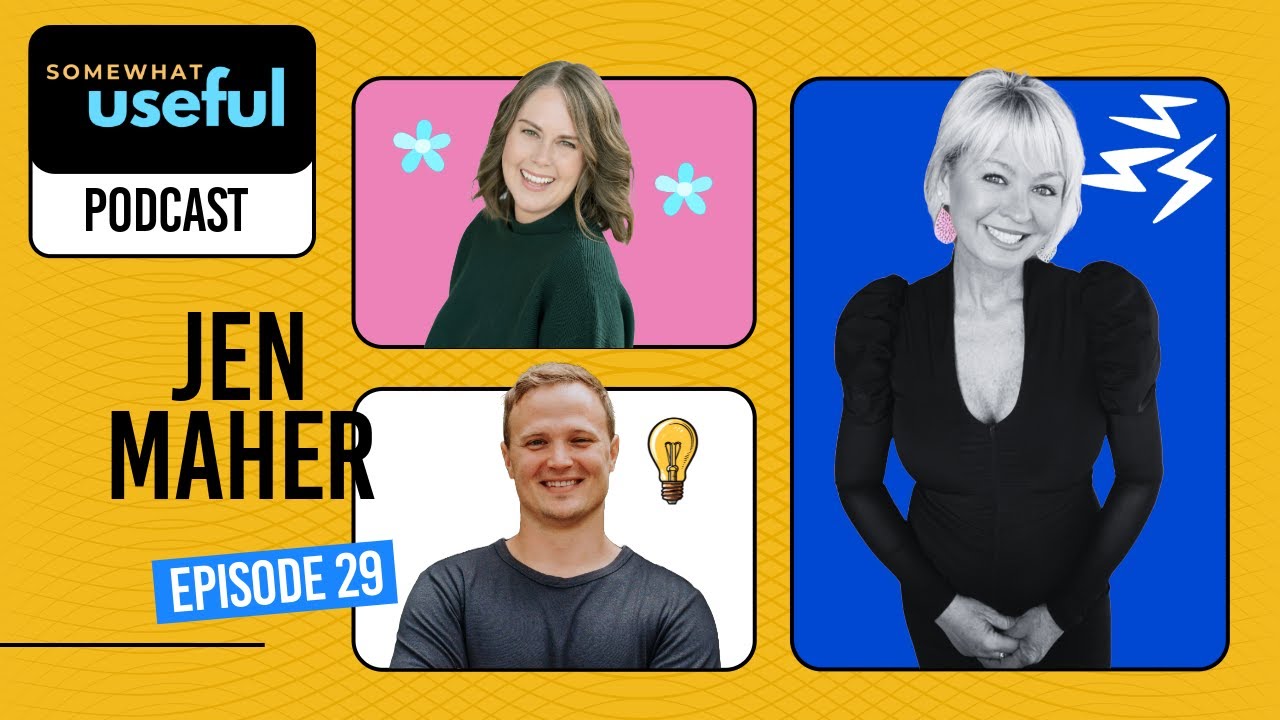 ADHD as a Squarespace Designer: SOMEWHAT USEFUL PODCAST Episode 29 with Jen Maher