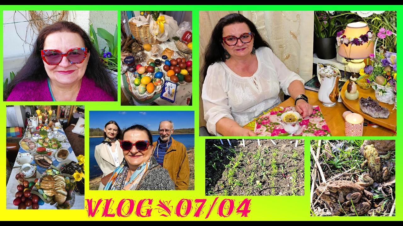 VLOG#07/04/26🐣🐰🐏ZAWARTOŚĆ NASZEGO KOSZYKA/ ŚWIĄTECZNE ŚNIADANIE/ ŻABIE GODY/ SIEJĘ SKORUPKI/SPACER
