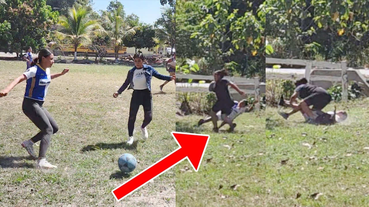 Katy se fue a los Gol=pes con una integrante de Nelson quino. Por jugar fútbol ⚽️ 